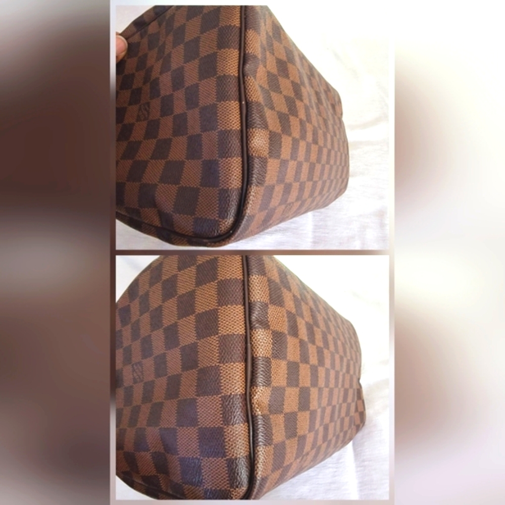 Auth 💞 Louis Vuitton Damier Ebene Speedy 30 - Picture 10 of 14